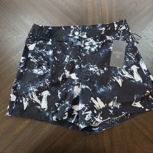Men's VRST M Medium 5" Slim Fit Resort Shorts Swim Trunks - Indigo Craft Tie Dye